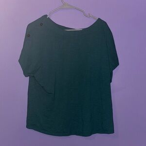 Croft & Barrow Dark Green Short Sleeve Tee